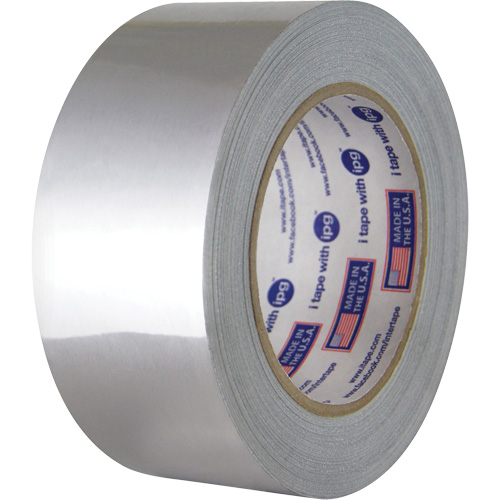 Silver Aluminum Foil Tape, 3 mils Thick, 25.4 mm (1") x 54.86 m (180') Mukwa Safety Services