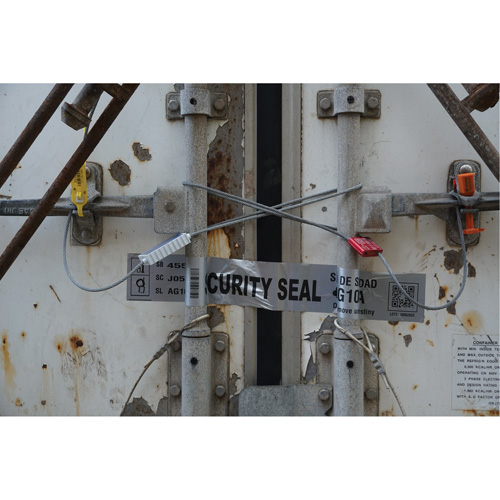 Scell&eacute;s de haute s&eacute;curit&eacute;, 12", M&eacute;tal, Scell&eacute; &agrave; c&acirc;ble Mukwa Safety Services