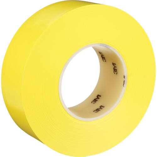 Ruban de marquage de planchers durable 971, 2" x 108', Vinyle, Jaune Mukwa Safety Services