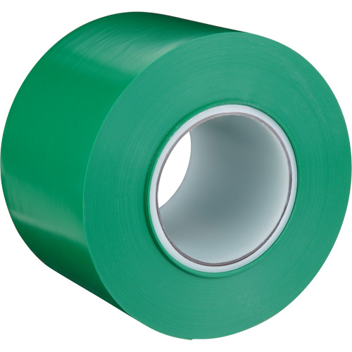 Ruban de marquage de planchers durable 971, 4" x 108', Vinyle, Vert Mukwa Safety Services