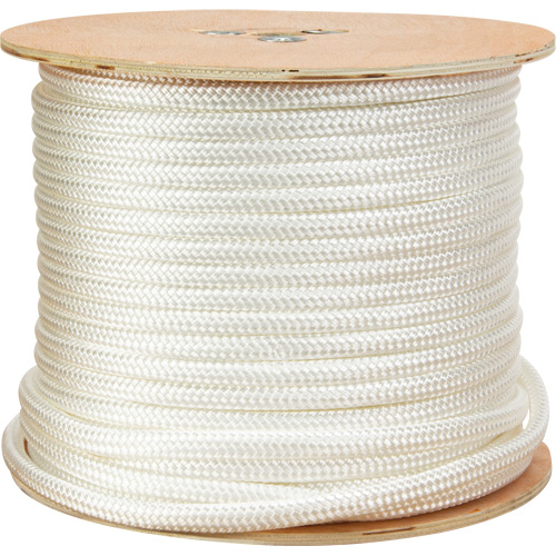 Corde blanche tress&eacute;e, Nylon, 250' Mukwa Safety Services