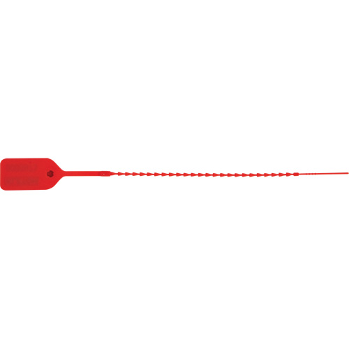 Scell&eacute; de s&eacute;curit&eacute; standard, 9", Plastique, Pousser et tirer Mukwa Safety Services