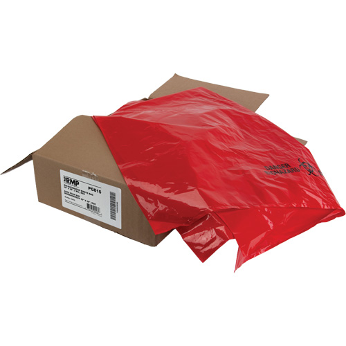 Waste Bags, Bio-Hazard, 38" L x 30" W, 2 mils Mukwa Safety Services