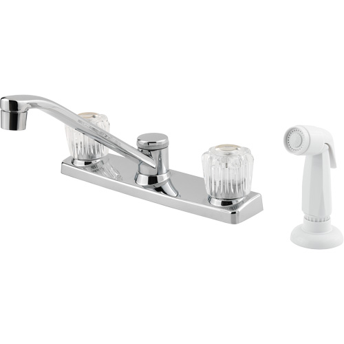 Robinet de cuisine avec pulv&eacute;risateur s&eacute;rie Pfirst Mukwa Safety Services