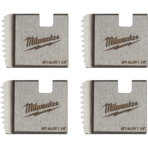 Matrices de tuyauterie portables NPT, Pour tuyau de 1-1/4", Alliage Mukwa Safety Services