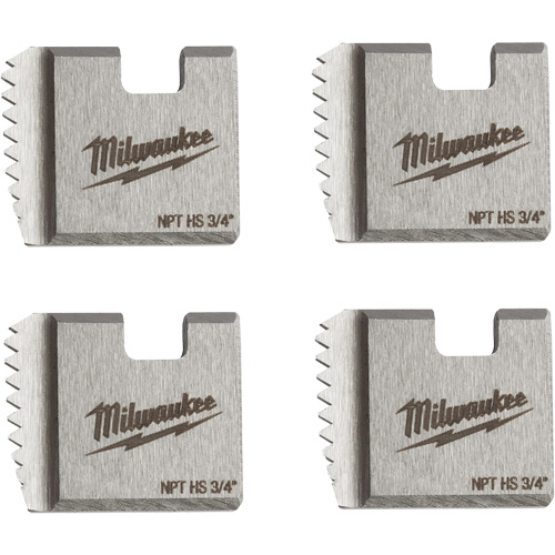 NPT Portable Pipe Dies, For Pipe Size 3/4", High Speed Steel Mukwa Safety Services