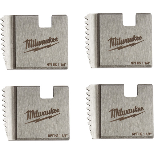 NPT Portable Pipe Dies, For Pipe Size 1-1/4", High Speed Steel Mukwa Safety Services