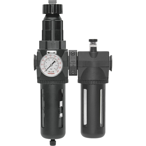 Filtre/d&eacute;tendeur & lubrificateur Modulair 400 avec jauge & bol standard, 1/2" NPTF Mukwa Safety Services