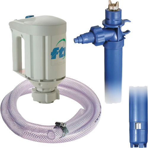 PFM-40 Drum Pump Kit with M3V Motor, Polypropylene/PVDF/Stainless Steel Mukwa Safety Services