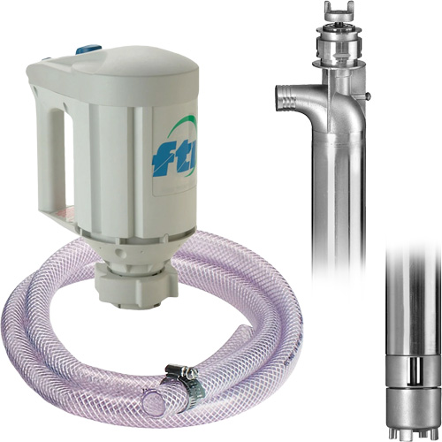 Trousse de pompe pour baril PFS-40 avec moteur M3V, Acier inoxydable Mukwa Safety Services