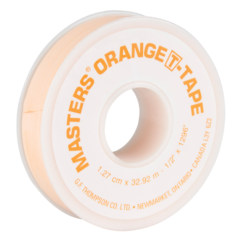 Ruban T, 1296" lo x 1/2" la, Orange Mukwa Safety Services
