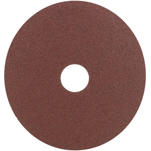 Resin Fibre Sanding Disc, Aluminum Oxide, 60, 4" Dia x 7/8" Arbor Mukwa Safety Services