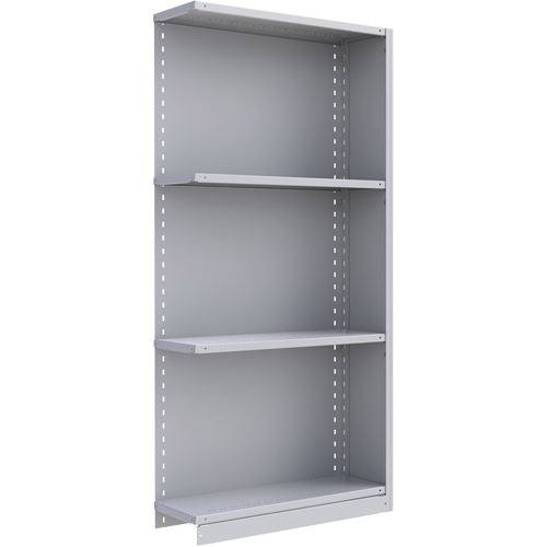 Interlok Shelving Unit, Steel, Boltless, 800 lbs. Capacity, 36" W x 76" H x 24" D Mukwa Safety Services