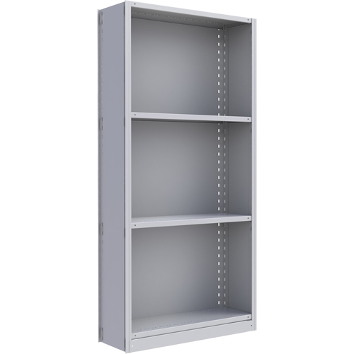 Interlok Shelving Unit, Steel, Boltless, 800 lbs. Capacity, 36" W x 76" H x 24" D Mukwa Safety Services