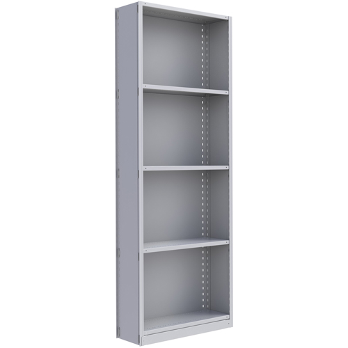 Interlok Shelving Unit, Steel, Boltless, 800 lbs. Capacity, 36" W x 100" H x 24" D Mukwa Safety Services