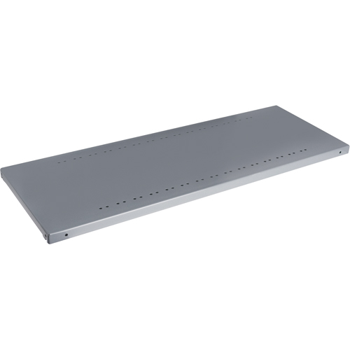 Panneau d'extr&eacute;mit&eacute; pour rayonnage enclenchable Interlok, 76" ha, 12" p, Acier Mukwa Safety Services