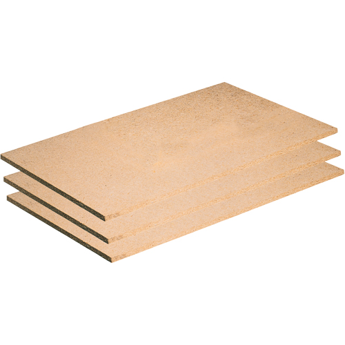 TABLETTE EN PANNEAU DE PARTICULE 5/8", 21"X84" Mukwa Safety Services