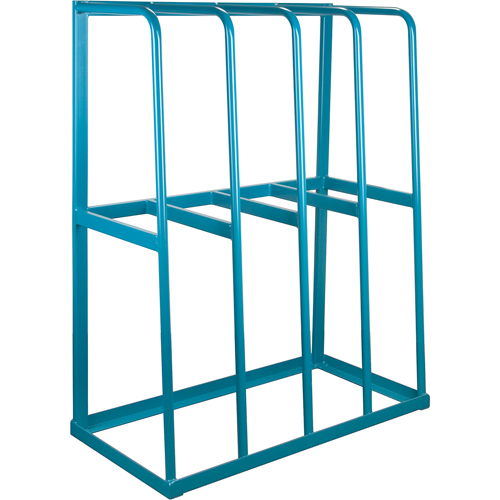 Bar Storage Racks - Vertical Bar Racks, Vertical, 48" W x 24" D x 60" H, 3000 lbs. Cap. Mukwa Safety Services