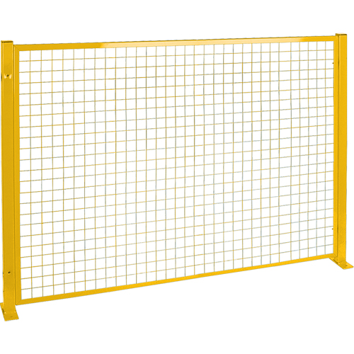 Mesh Style Perimeter Guard, 4' H x 8' W, Yellow Mukwa Safety Services