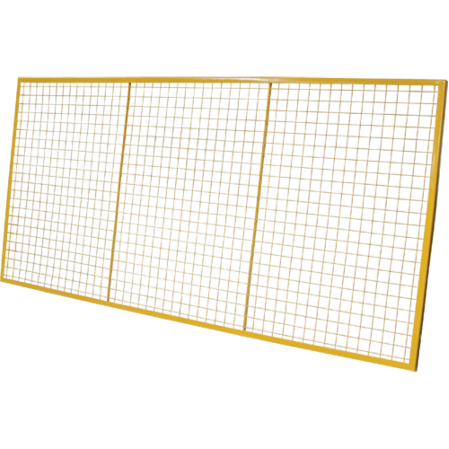 Grilles de protection arri&egrave;re pour palettier, 120" la x 48" h, Ferrures de 6" Mukwa Safety Services