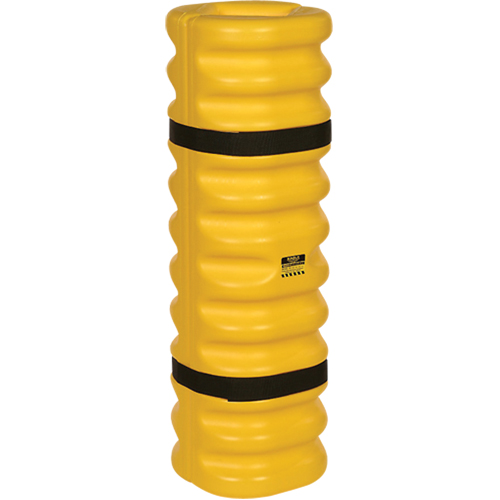 Protecteur de colonne, Ouverture int&eacute;rieure 4" x 6", 13" lo x 13" la x 42" h, Jaune Mukwa Safety Services