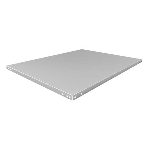Slotted Angle Shelf, Galvanized Steel, 42" W x 32" D Mukwa Safety Services