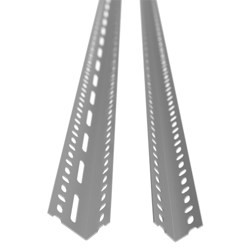 Slotted Angle Post, Galvanized Steel, 72" High Mukwa Safety Services