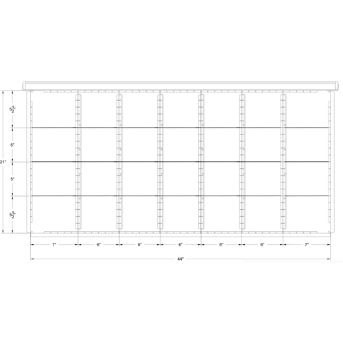 Cabinet d'entreposage &agrave; tiroirs int&eacute;gr&eacute; Interlok Mukwa Safety Services