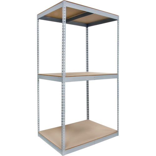 Heavy-Duty Shelving, Steel, Boltless, 750 lbs. Capacity, 72" W x 84" H x 24" D Mukwa Safety Services
