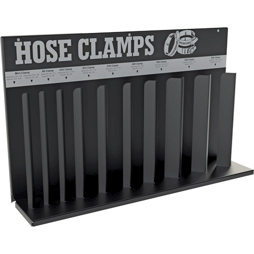 Support de rangement pour 10 colliers de serrage pour tuyaux flexibles Mukwa Safety Services