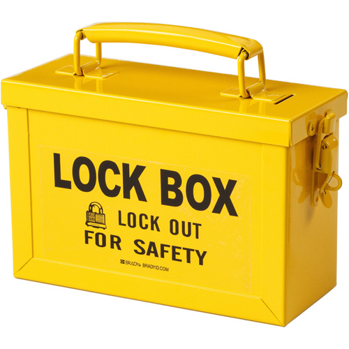 Coffret de s&eacute;curit&eacute; de groupe, Jaune Mukwa Safety Services