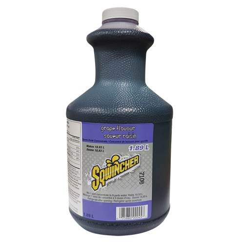 Sqwincher&reg; Rehydration Drink, Concentrate, Grape Mukwa Safety Services