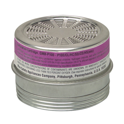 Comfo&reg; Respirator Cartridges, Gas/Vapour Cartridge, Acid Gas/P100 Mukwa Safety Services