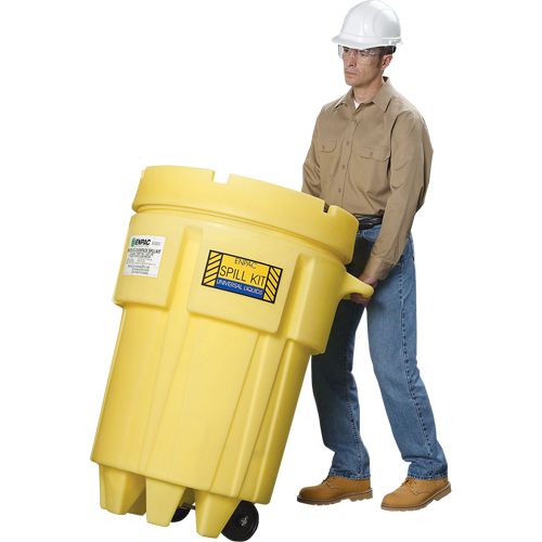 Barils de r&eacute;cup&eacute;ration sur roues Overpack, 95 gal. US, Mobile Mukwa Safety Services