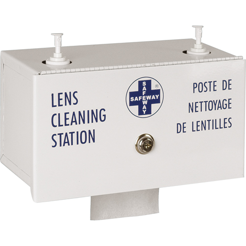 Lens Cleaning Products, Metal, 6" L x 6" D x 11.5" H Mukwa Safety Services