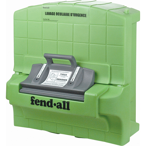 French Instructions for Fendall Pure Flow 1000&reg; Eyewash Station, Gravity-Fed, 7 gal. Capacity, Meets ANSI Z358.1 Mukwa Safety Services
