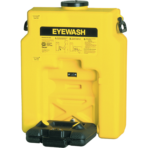 Eyewash, Gravity-Fed, 14 gal. Capacity, Meets ANSI Z358.1 Mukwa Safety Services