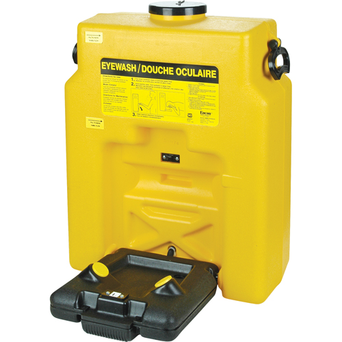 Eyewash, Gravity-Fed, 14 gal. Capacity, Meets ANSI Z358.1 Mukwa Safety Services