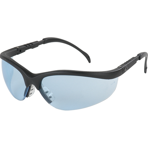 Lunettes de s&eacute;curit&eacute; Klondike, Lentille Bleu p&acirc;le, Anti-&eacute;gratignures, R&eacute;pond ou surpasse la norme CSA Z94.3 Mukwa Safety Services
