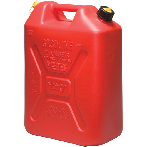 Jerricans, 5,3 gal. US/20,06 L, Rouge, Conformes aux normes CSA/ULC Mukwa Safety Services