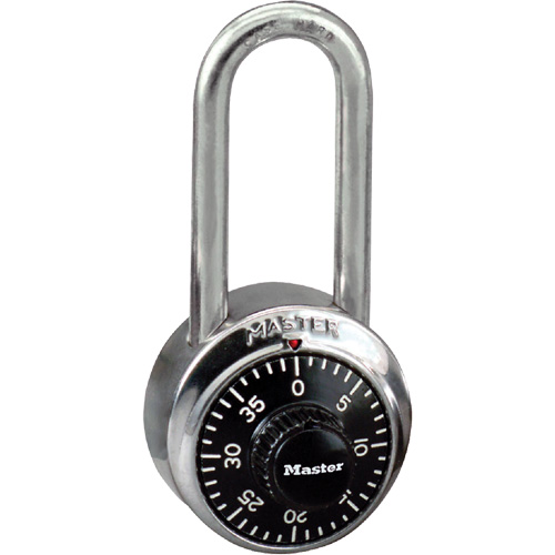 Combination Padlock, Silver, Hardened Steel, 1-7/8" Width Mukwa Safety Services