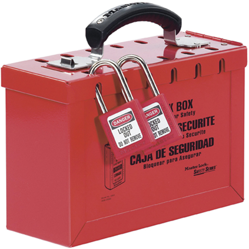 Boîtier de verrouillage portatif pour groupe Latch Tight, Rouge Mukwa Safety Services