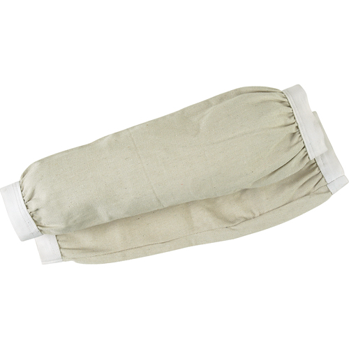 Disposable Sleeves, 18" long, Cotton, White Mukwa Safety Services