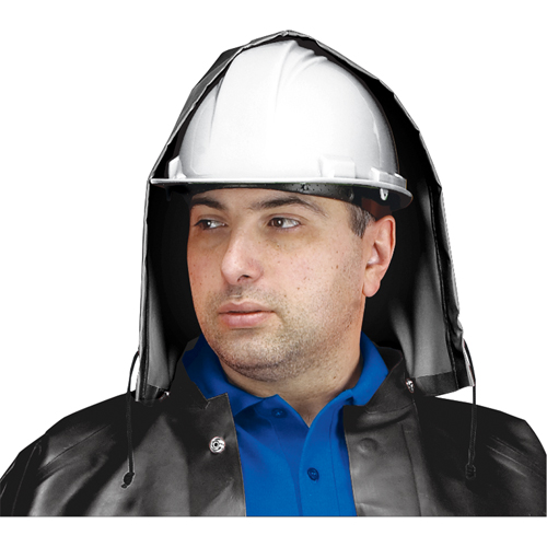 Capuchon imperm&eacute;able SBR Vulcan, Taille unique, Noir, Caoutchouc Mukwa Safety Services