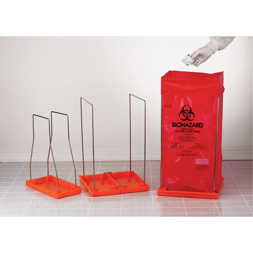 Clavies&reg; Bag Holders, Bio-Hazard, 14" L x 14" W Mukwa Safety Services