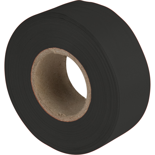 Flagging Tape, 1.2" W x 300' L, Black Mukwa Safety Services
