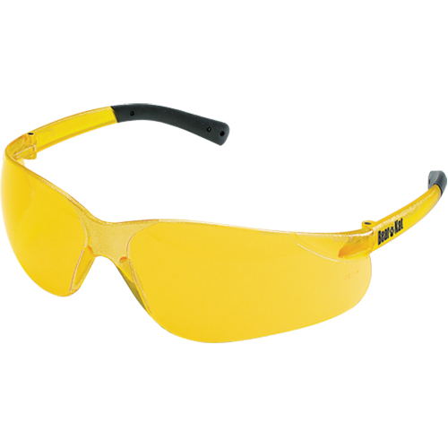Lunettes de s&eacute;curit&eacute; Bear Kat, Lentille Ambr&eacute;e, Anti-&eacute;gratignures, ANSI Z87+/R&eacute;pond ou surpasse la norme CSA Z94.3 Mukwa Safety Services