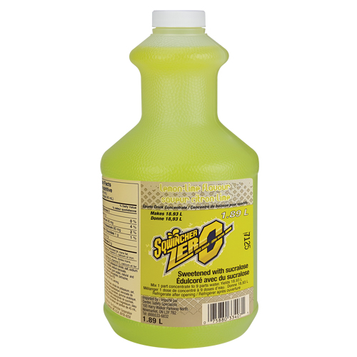 Sqwincher&reg; ZERO&reg; Rehydration Drink, Concentrate, Lemon-Lime Mukwa Safety Services