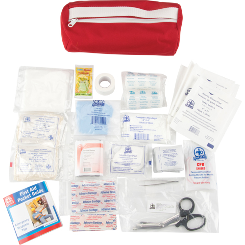 First Aid Kit, Class 1 Medical Device, Nylon Bag Mukwa Safety Services