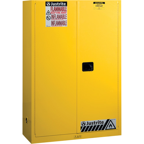 Sure-Grip&reg; Ex Flammable Storage Cabinets, 45 gal., 2 Door, 43" W x 65" H x 18" D Mukwa Safety Services